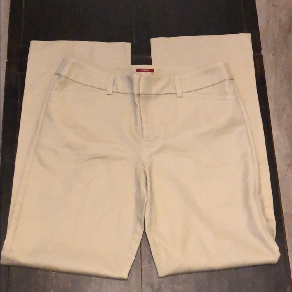 Merona stretch tan bootcut trousers size 12